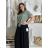 Tunika mit Anhänger Kurzarm Damen Übergröße (3XL/4XL ONE SIZE) ITALIAN FASHION IMC23020