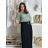Tunika mit Anhänger Kurzarm Damen Übergröße (3XL/4XL ONE SIZE) ITALIAN FASHION IMC23020