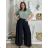 Tunika mit Anhänger Kurzarm Damen Übergröße (3XL/4XL ONE SIZE) ITALIAN FASHION IMC23020