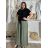 Tunika mit Anhänger Kurzarm Damen Übergröße (3XL/4XL ONE SIZE) ITALIAN FASHION IMC23020