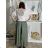 Tunika mit Anhänger Kurzarm Damen Übergröße (3XL/4XL ONE SIZE) ITALIAN FASHION IMC23020