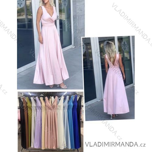 Elegantes ärmelloses Etuikleid für Damen (S-XL) ITALIAN FASHION IMHMS23118