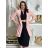Langärmlige gefütterte verlängerte Damenjacke (M/L/XL ONE SIZE) ITALIAN FASHION IMC23213 L/XL königsblau