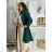 Langärmlige gefütterte verlängerte Damenjacke (M/L/XL ONE SIZE) ITALIAN FASHION IMC23213 L/XL königsblau