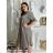 Sommerhemd Damenkleid (uni s / m) ITALIENISCH MODA IM719330 -   schwarz -   S / M / L