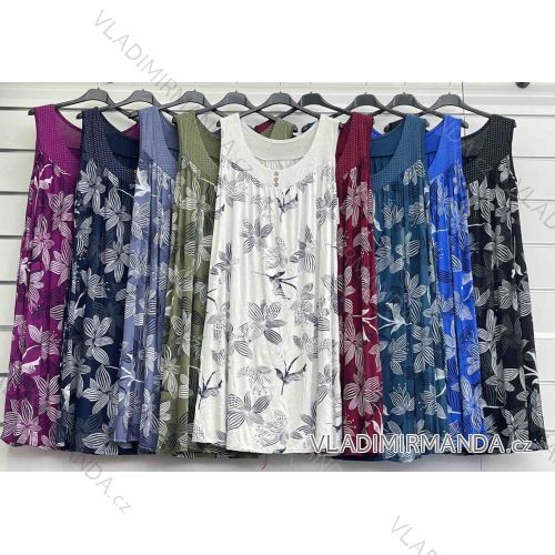 Langärmlige Baumwolltunika für Damen (S/M/L EINHEITSGRÖSSE) ITALIAN FASHION IMWCP25041