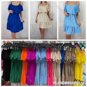 Kurzärmliges Sommer-Freizeitkleid für Damen (S/M/L EINHEITSGRÖSSE) ITALIAN FASHION IMWGB25022