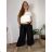 Lange Sommerhose mit Gürtel für Damen, Übergröße (50/52/54 Einheitsgröße) ITALIAN FASHION IM425431