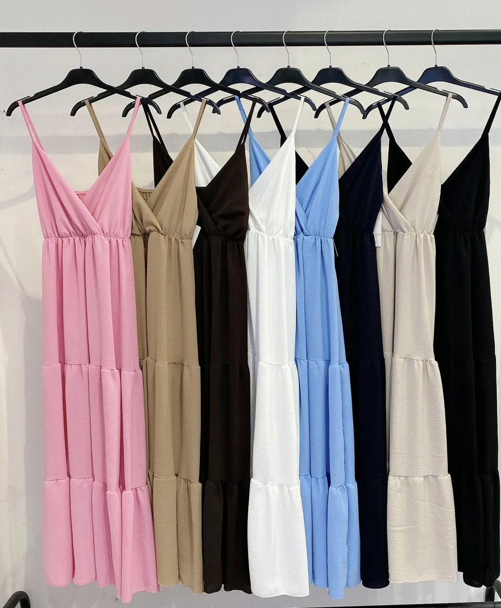 Langes trägerloses Pailletten-Partykleid für Damen (S/M EINHEITSGRÖSSE) ITALIAN FASHION IMPMD2360600