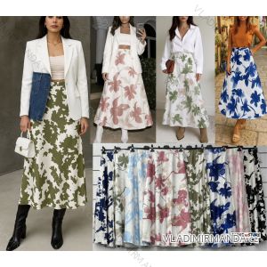Langes Chiffon-Kurzarmkleid für Damen (S/M ONE SIZE) ITALIAN FASHION IMWGS231048