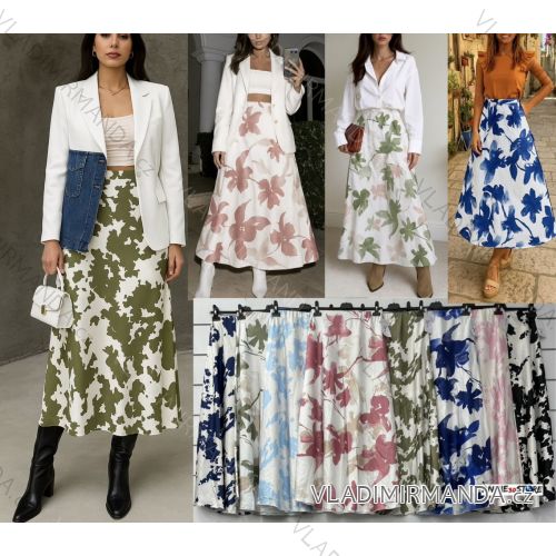 Langes Chiffon-Kurzarmkleid für Damen (S/M ONE SIZE) ITALIAN FASHION IMWGS231048