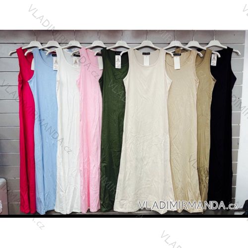 Kurzärmliges Sommer-Freizeitkleid für Damen (S/M/L EINHEITSGRÖSSE) ITALIAN FASHION IMWGB25022