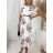 Kurzärmliges Sommer-Freizeitkleid für Damen (S/M/L EINHEITSGRÖSSE) ITALIAN FASHION IMWGB25022