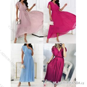 Kurzärmliges Sommer-Freizeitkleid für Damen (S/M/L EINHEITSGRÖSSE) ITALIAN FASHION IMWGB25022