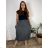 Damen Warmes Langarmkleid (L / XL ONE SIZE) ITALIAN FASHION IM421MIA