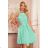 Chiffonkleid mit Bändern für Damen (S-2XL) POLISH FASHION NMC-350-5/DR - mintgrün - XL