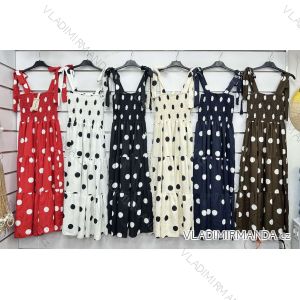 Kurzärmliges Sommer-Freizeitkleid für Damen (S/M/L EINHEITSGRÖSSE) ITALIAN FASHION IMWGB25022