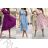 Kurzärmliges Sommer-Freizeitkleid für Damen (S/M/L EINHEITSGRÖSSE) ITALIAN FASHION IMWGB25022