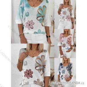 Kurzärmliges Sommer-Freizeitkleid für Damen (S/M/L EINHEITSGRÖSSE) ITALIAN FASHION IMWGB25022