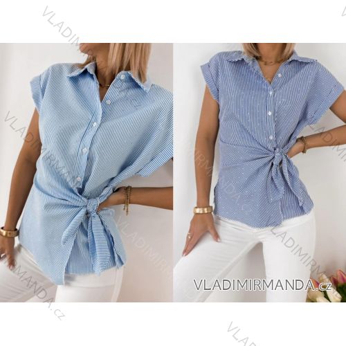 Kurzärmliges Sommer-Freizeitkleid für Damen (S/M/L EINHEITSGRÖSSE) ITALIAN FASHION IMWGB25022