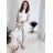 Elegante Hose mit Gürtel für Damen (S/M/L ONE SIZE) ITALIAN FASHION IM425057