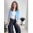 Jacke lange Ärmel (uni s-xl) ITALIENISCHE Mode IM318109