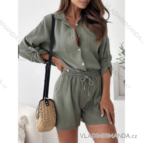 Langes spanisches Sommerkleid, Langarm, Damen, Übergröße (42/44/46 Einheitsgröße) ITALIENISCHE MODE IMWCP25166