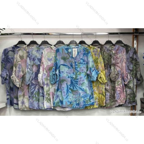 Damen-Strickpullover mit langen Ärmeln (Einheitsgröße S/M) ITALIAN FASHION IMWDT23005