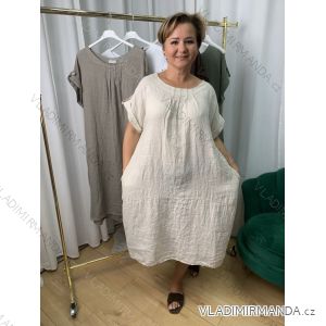 Langarm-Hemdkleid für Damen (S/M EINHEITSGRÖSSE) ITALIAN FASHION IMWD232607