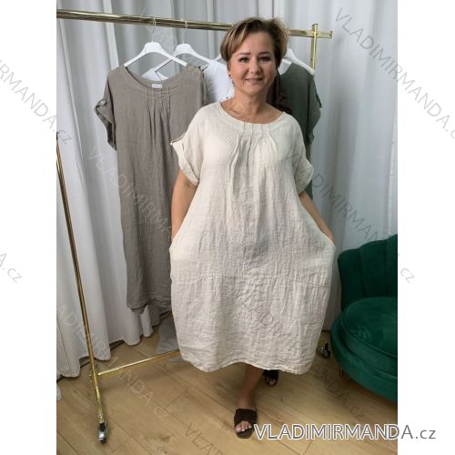 Langarm-Hemdkleid für Damen (S/M EINHEITSGRÖSSE) ITALIAN FASHION IMWD232607