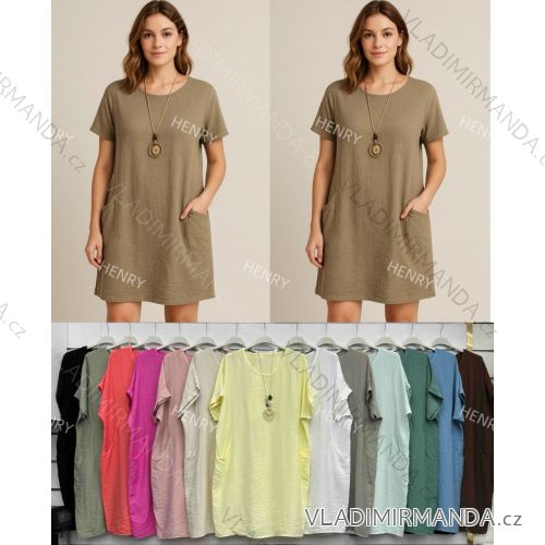 Elegantes Hemd Langarm Damen Kleid (S / M ONE SIZE) ITALIAN FASHION IMWY21734