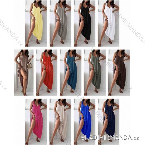 Kleid mit 3/4 Ärmeltasche für Damen (uni sl) ITALIAN Fashion IMWD20527