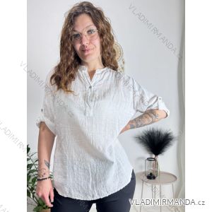 Gestrickter Rollkragenpullover für Damen mit langen Ärmeln (Einheitsgröße S/M) ITALIAN FASHION IM323001