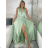 Ärmelloses langes Partykleid für Damen (S/M EINHEITSGRÖSSE) ITALIAN FASHION IMPSH2420019