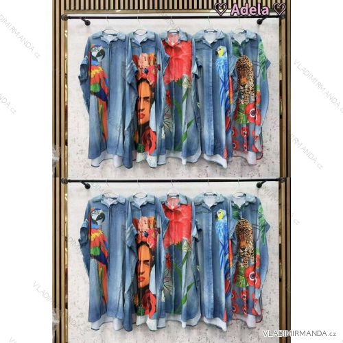 Sommerchiffon-Sommerkleid Carmen (S / M ONE SIZE) ITALIAN FASHION IMWA222561