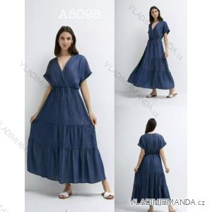 Sommerchiffon-Sommerkleid Carmen (S / M ONE SIZE) ITALIAN FASHION IMWA222561