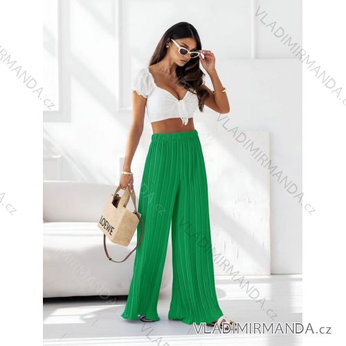 Langes Sommerkleid aus Musselin mit kurzen Ärmeln für Damen (XS/S/M Einheitsgröße) ITALIAN FASHION IMD25022
