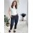 Elegante Hose mit Gürtel für Damen (S/M/L ONE SIZE) ITALIAN FASHION IM425057