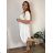 Kleid Oversize Kurzarm Damen (4XL/5XL ONE SIZE) ITALSKÁ MÓDA IM422026 -   žlutá -   2XL/3XL