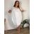 Kleid Oversize Kurzarm Damen (4XL/5XL ONE SIZE) ITALSKÁ MÓDA IM422026 -   žlutá -   2XL/3XL