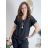 Tunika Kurzarm Frauen (uni s-l) ITALIAN FASHION IMD20123 L/XL weiß
