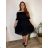 Frauen trägerloses Kleid (uni sl) ITALIENISCHE MODA IM420809 L/XL weiß