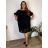 Frauen trägerloses Kleid (uni sl) ITALIENISCHE MODA IM420809 L/XL weiß