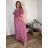 Kurzes Sommerkleid mit langen Ärmeln für Damen, übergroß (54/56/58 Einheitsgröße) ITALIAN FASHION IM425070