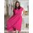 Ärmelloses Sommerkleid für Damen (UNI SL) ITALIAN FASHION IMK201505107 -   rot -   48/50
