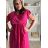 Ärmelloses Sommerkleid für Damen (UNI SL) ITALIAN FASHION IMK201505107 -   rot -   48/50