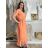 Ärmelloses Sommerkleid für Damen (UNI SL) ITALIAN FASHION IMK201505107 -   rot -   48/50