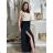 Damen 3/4 Langarm-Hemdkleid (XS/S/M Einheitsgröße) ITALIAN FASHION IMD25030