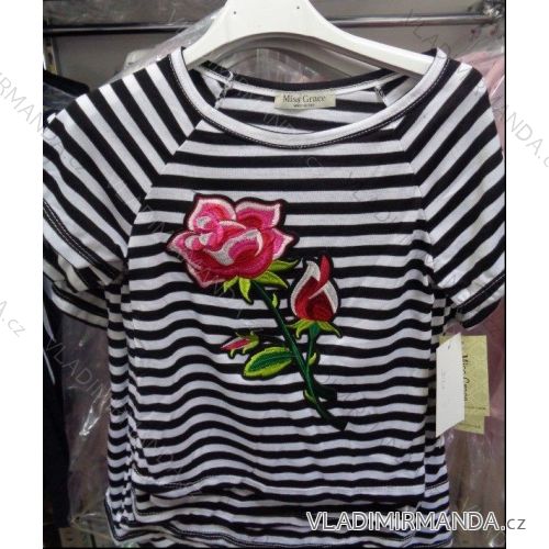 T-Shirt Mädchen für Mädchen (4-14 Jahre) ITALIENISCHE MLADA MOMA IMM226