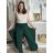 Damen 3/4 Langarm-Hemdkleid (XS/S/M Einheitsgröße) ITALIAN FASHION IMD25030 -   weiß -   44/46